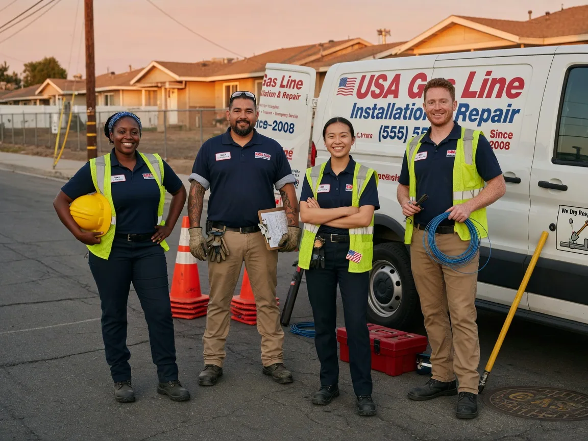 Gas Line Installation company in Treece, KS